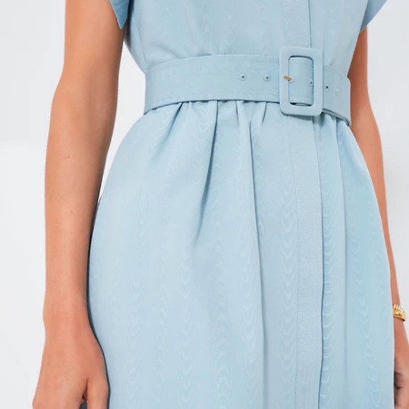 Tuckernuck Light Blue Belted Midi Dress - Picture 5 of 8